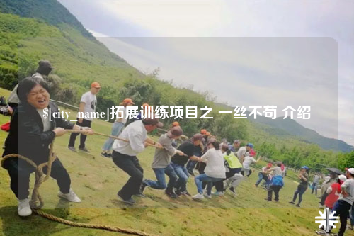 苏州拓展训练项目之 一丝不苟 介绍
